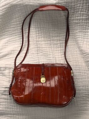 Vintage 80s Eel Skin Purse